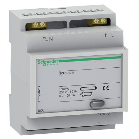 STD télévariateur lampes fluorescentes 1-10V DIN commde éclairage simple SCHNEIDER CCTDD20011