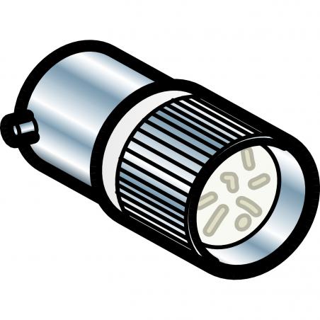 Harmony lampe de signalisation LED blanc BA9s -6V 1,2W SCHNEIDER DL1CD0061