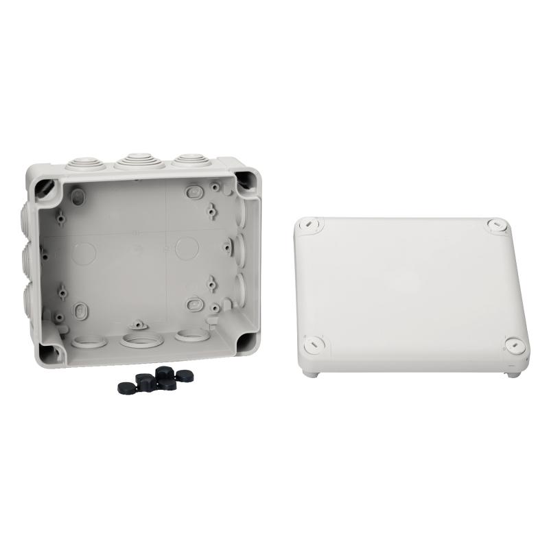 Mureva Box boite de dérivation IP55 + embouts 175x150x80 gris SCHNEIDER ENN05010