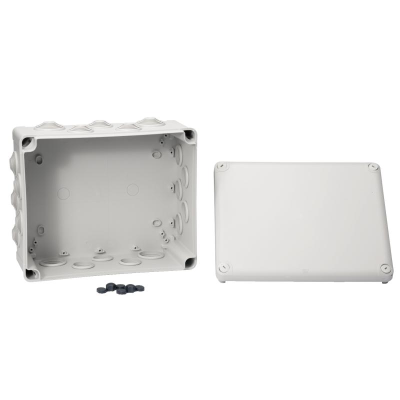 Mureva Box boite de dérivation IP55 + embouts 275x225x120 gris SCHNEIDER ENN05017