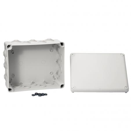 Mureva Box boite de dérivation IP55 + embouts 275x225x120 gris SCHNEIDER ENN05017