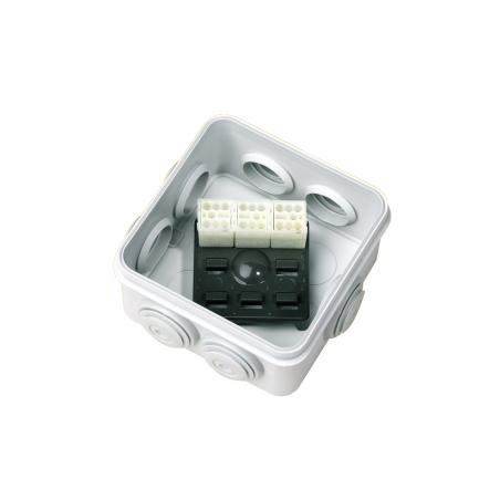 Mureva Box platine support bornier 8(6x2,5²) ou 2(3x6²) -boîte 80x80 / 105x105 SCHNEIDER ENN08241