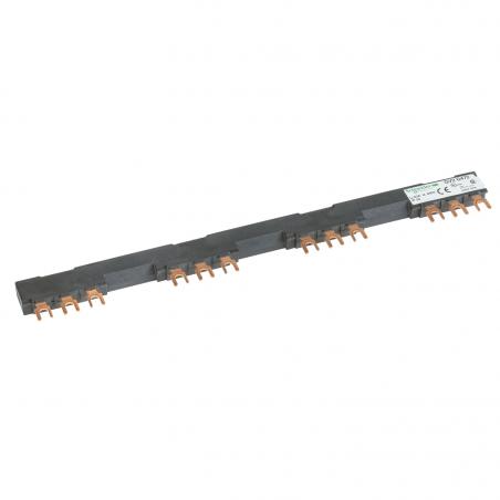 TeSys GV jeu de barre tripolaire 63A 4 dérivations pas 72 mm SCHNEIDER GV2G472
