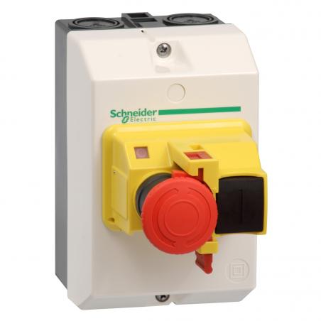 TeSys GV coffret vide pour GV2ME arrêt d'urgence plastique SCHNEIDER GV2MCK04