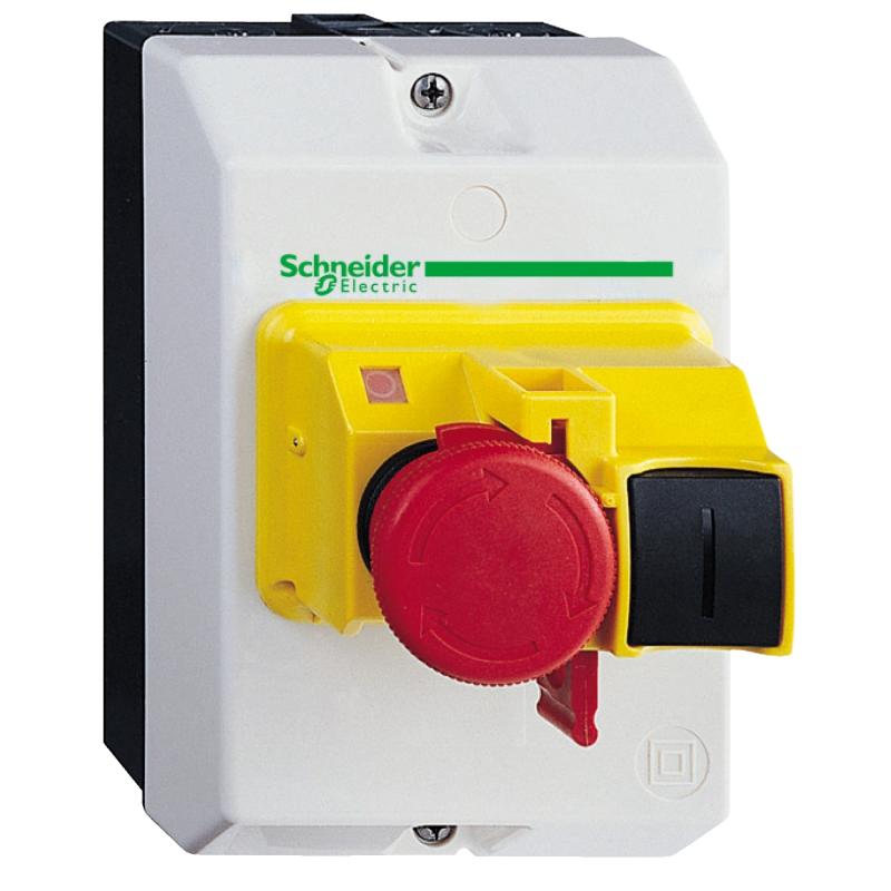 TeSys GV coffret vide pour GV2ME arrêt d'urgence plastique SCHNEIDER GV2MCK04