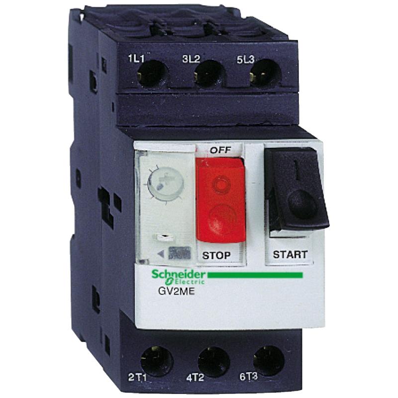 TeSys GV2ME disj. moteur 0,1..0,16A 3P 3d déclencheur magnéto-thermique SCHNEIDER GV2ME01