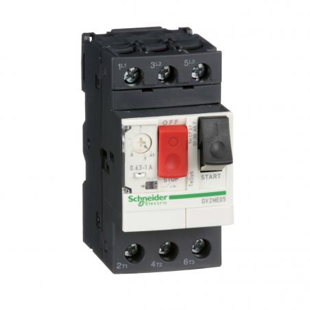 TeSys GV2ME disj. moteur -0,63..1A 3P 3d déclencheur magnéto-thermique SCHNEIDER GV2ME05