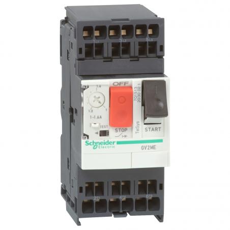 TeSys GV2ME disj. moteur 1..1,6A 3P 3d déclencheur magnéto-thermique SCHNEIDER GV2ME063