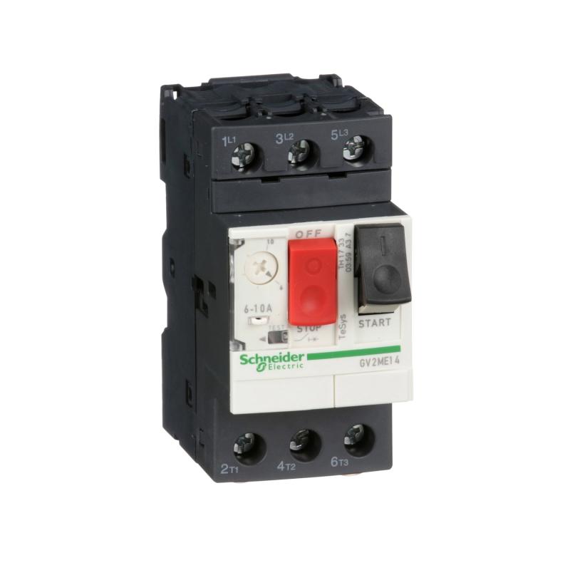 TeSys GV2ME disj. moteur 6..10A 3P 3d déclencheur magnéto-thermique SCHNEIDER GV2ME14