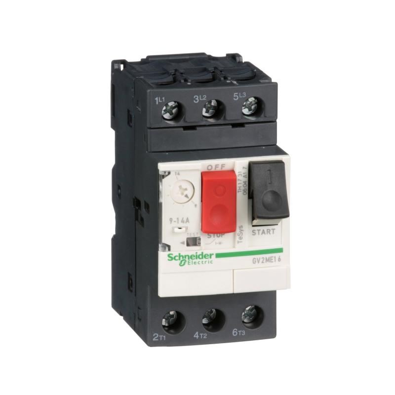 TeSys GV2ME disj. moteur 9..14A 3P 3d déclencheur magnéto-thermique SCHNEIDER GV2ME16