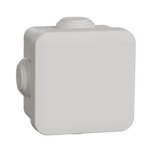Mureva Box boite de dérivation avec embouts 65x65x45 IP55 blanc polaire SCHNEIDER IMT05022 2