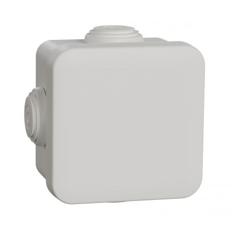 Mureva Box boite de dérivation avec embouts 65x65x45 IP55 blanc polaire SCHNEIDER IMT05022