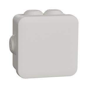 Mureva Box boite de dérivation avec embouts 80x80x45 IP55 blanc polaire SCHNEIDER IMT05024 2