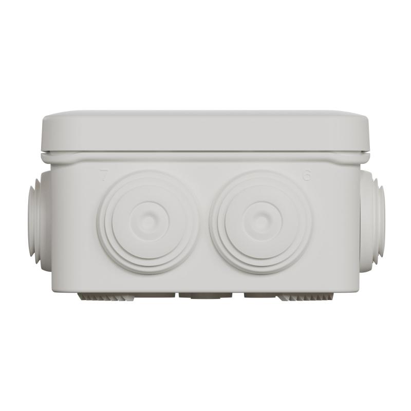 Mureva Box boite de dérivation avec embouts 80x80x45 IP55 blanc polaire SCHNEIDER IMT05024
