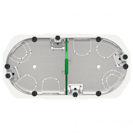 Multifix boîte d'encastrement diam.67mm prof 50mm 2 postes entraxe 71 mm SCHNEIDER IMT35925