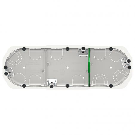 Multifix boîte d'encastrement diam.67mm prof.50mm 3 postes entraxe 71 mm SCHNEIDER IMT35935