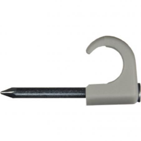 Mureva Fix Clip à clou pour câble Ø7-10mm clou Ø2-L25mm gris SCHNEIDER IMT49001