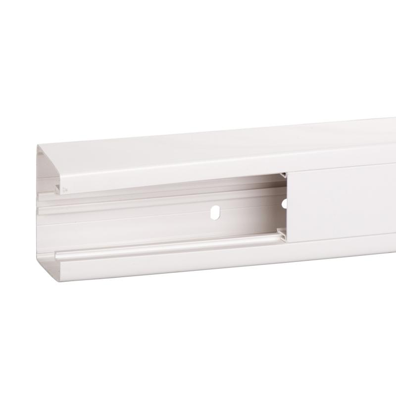 OptiLine 45 goulotte pvc blanc polaire 75 x 55 mm 8 x 3m SCHNEIDER ISM10110P