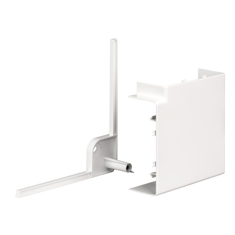 OptiLine 45 goulotte pvc blanc polaire 140 x 55 mm angle plat 90° SCHNEIDER ISM10303P