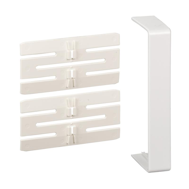 OptiLine 45 goulotte pvc blanc polaire 140 x 55 mm joint de fond SCHNEIDER ISM10306P