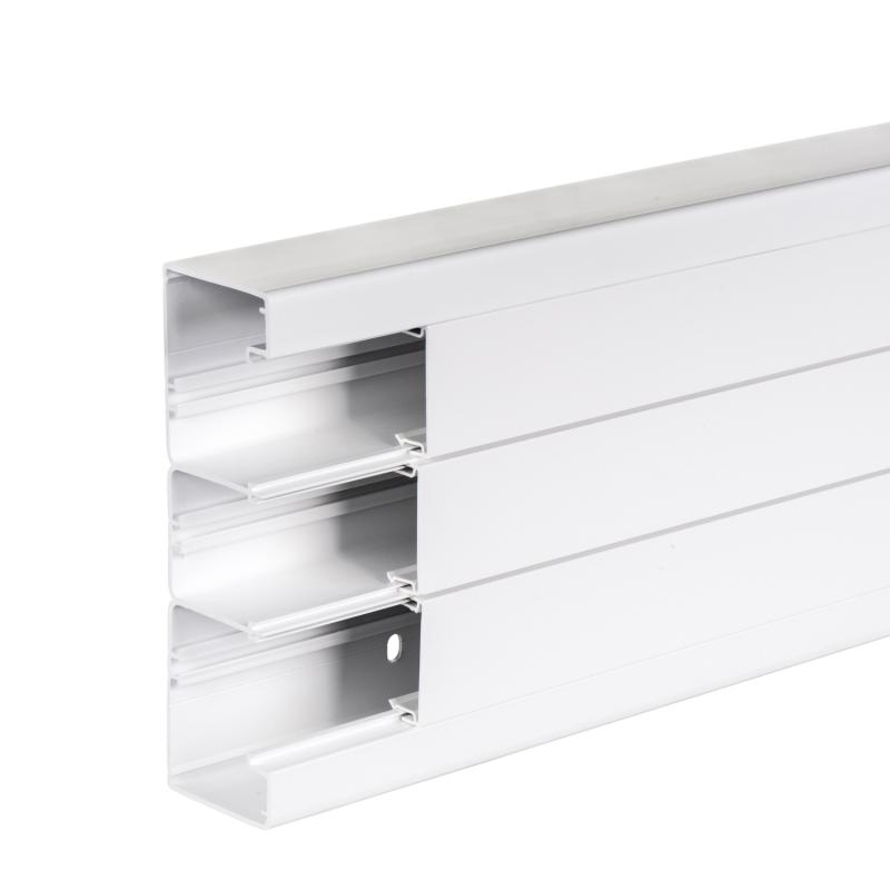 OptiLine 45 goulotte pvc blanc polaire 185 x 55 mm 4 x 2m SCHNEIDER ISM10500P