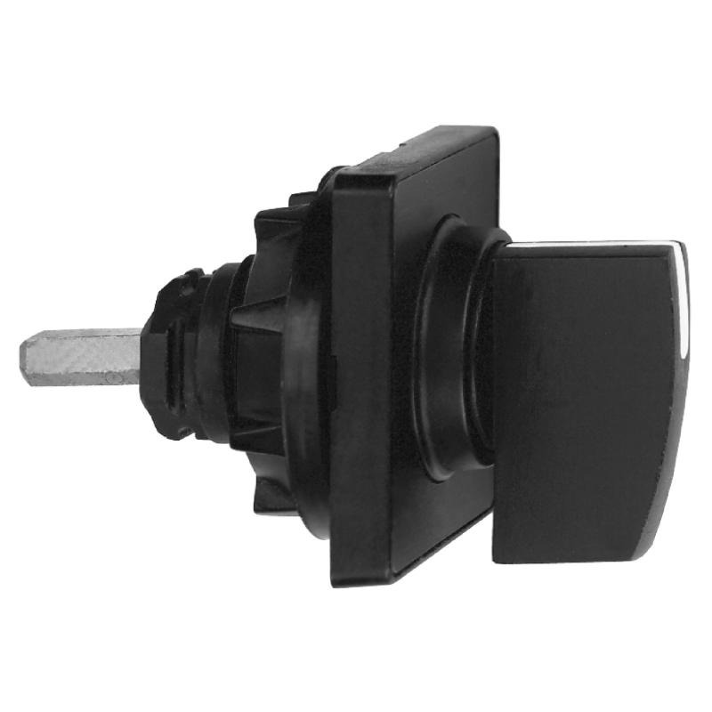 Harmony tête de manoeuvre 45x45mm noir crosse noire marquage à graver SCHNEIDER KAC1H