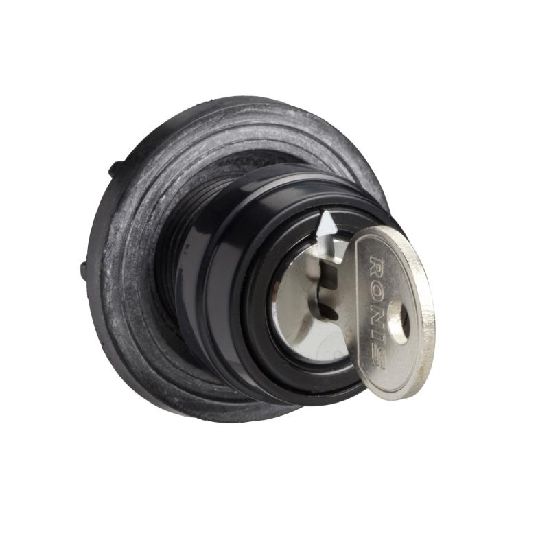 Harmony tête de manoeuvre 45x45mm noir crosse noire marquage à graver SCHNEIDER KAC1H
