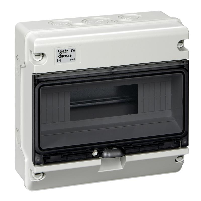 Kaedra XT coffret étanche pour appareillage modulaire 1 rangée 12 modules IP65 SCHNEIDER KDR35131