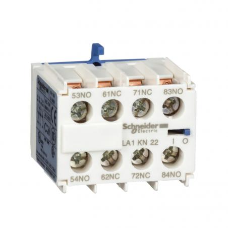 TeSys CA bloc de contacts auxiliaires 2F+2O bornes à vis-étriers SCHNEIDER LA1KN22