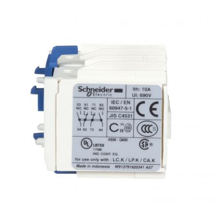 TeSys CA bloc de contacts auxiliaires 2F+2O bornes à vis-étriers SCHNEIDER LA1KN22