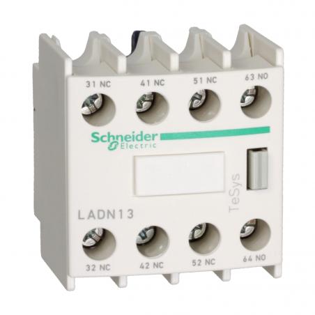 TeSys D bloc contact aux front 1F+3O 80 à 150A vis-étrier EN50012 SCHNEIDER LADN13P