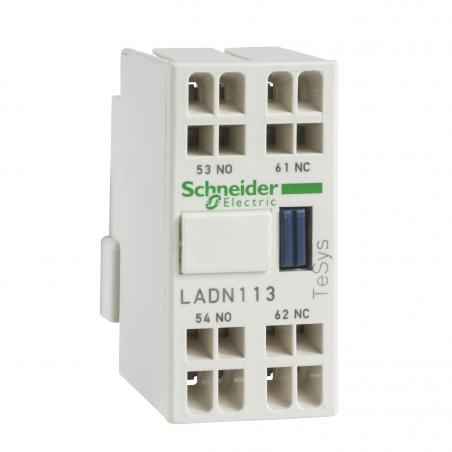 TeSys D bloc contacts auxiliaires frontaux 2F+0O bornes à ressort SCHNEIDER LADN203