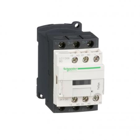 TeSys LC1D contacteur 3P AC-3 440V 9A bobine 24Vcc SCHNEIDER LC1D09BD