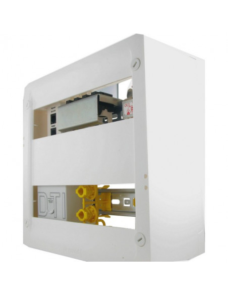 Coffret Multimédia Basique avec brassage équipé et précâblé 4 prises RJ45 LEGRAND 413218