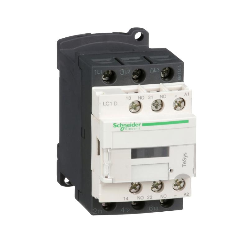 TeSys LC1D contacteur 3P AC-3 440V 18A bobine 220Vcc SCHNEIDER LC1D18MD