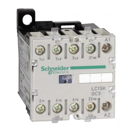 TeSys LC1SK contacteur 3 Pôles AC-3 400V 9A bobine 230Vca SCHNEIDER LC1SKGC301P7