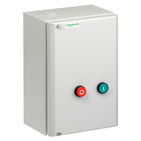 COFFRET DEMARREUR METALLIQUE 1S TESYS 40A BOBINE 230V AVEC BOUTONS SCHNEIDER LE1D40AP7