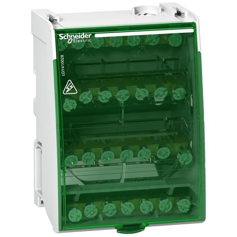 Linergy DS répartiteur étagé tétrapolaire 100A 4x7 trous SCHNEIDER LGY410028
