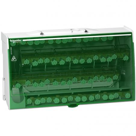 Linergy DS répartiteur étagé tétrapolaire 125A 4x15 trous SCHNEIDER LGY412560