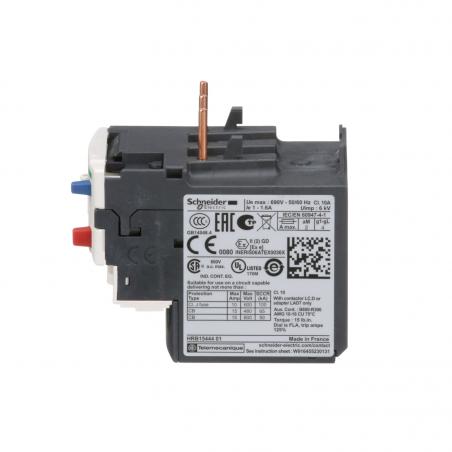TeSys LRD relais de protection thermique 1..1,6A classe 10A SCHNEIDER LRD06