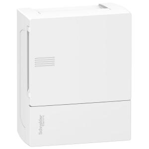Pragma mini coffret en saillie 1x6 mod. portillon opaq blanc born. Terre SCHNEIDER MIP11106 2