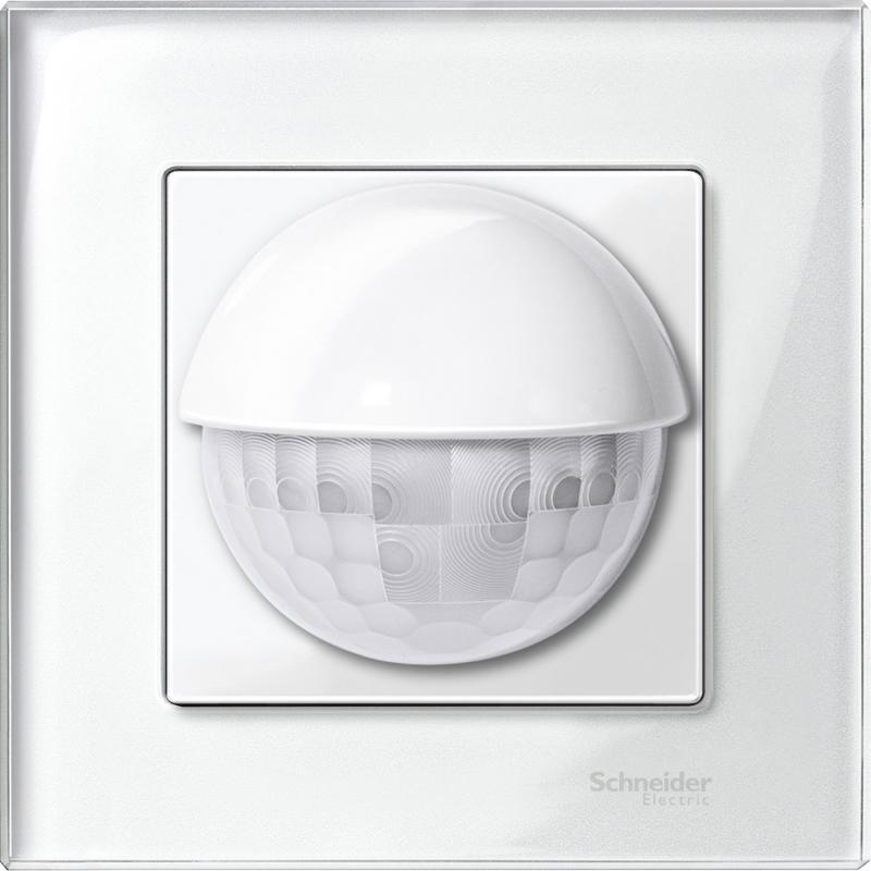 KNX M-Plan détecteur de mouvement 180° détection ras du mur blanc brill. SCHNEIDER MTN631719