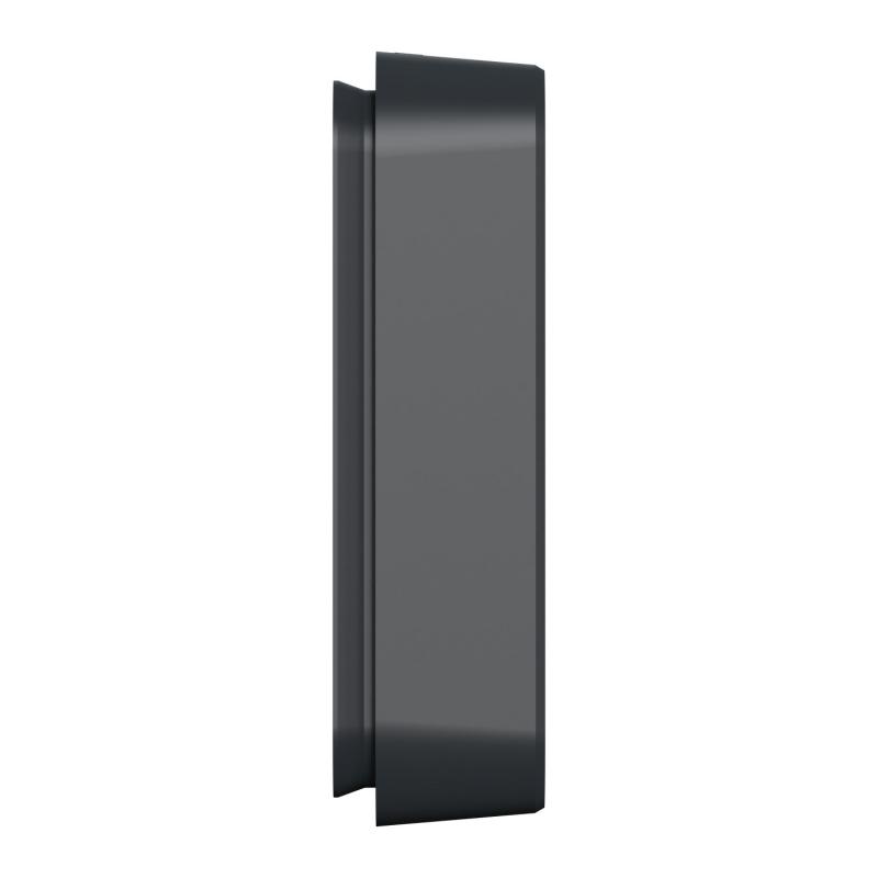 Mureva Styl Cadre 2 postes horizontal encastré IP55 IK08 gris SCHNEIDER MUR34101