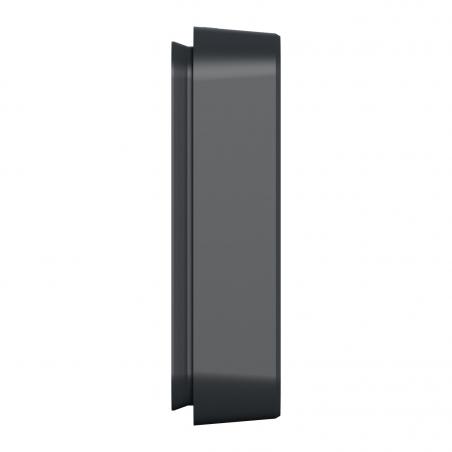 Mureva Styl Cadre 2 postes horizontal encastré IP55 IK08 gris SCHNEIDER MUR34101