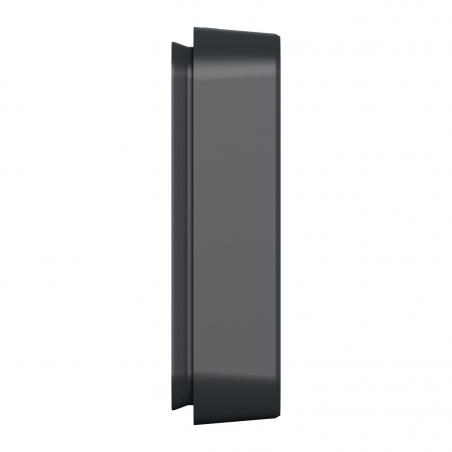 Mureva Styl Cadre 3 postes horizontal encastré IP55 IK08 gris SCHNEIDER MUR34109