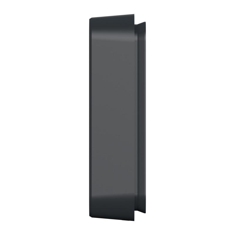 Mureva Styl Cadre 3 postes horizontal encastré IP55 IK08 gris SCHNEIDER MUR34109