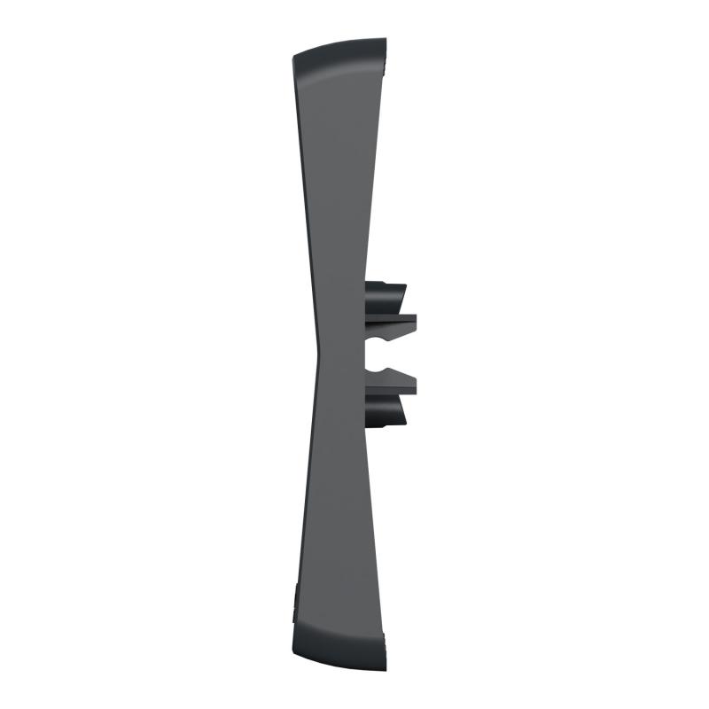 Mureva Styl Enjoliveur avec symbôle sonnette IP55 IK08 gris SCHNEIDER MUR34201