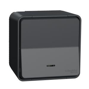 Mureva Styl Va et vient lumineuxLED saillie IP55 IK08 connex auto gris SCHNEIDER MUR35024 2