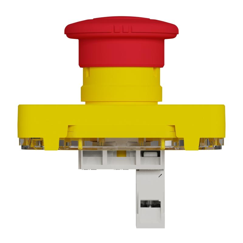 Mureva Styl Arrêt d'urgence 1/4 tour composable IP55 IK07 jaune SCHNEIDER MUR35053