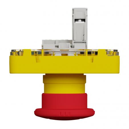 Mureva Styl Arrêt d'urgence 1/4 tour composable IP55 IK07 jaune SCHNEIDER MUR35053